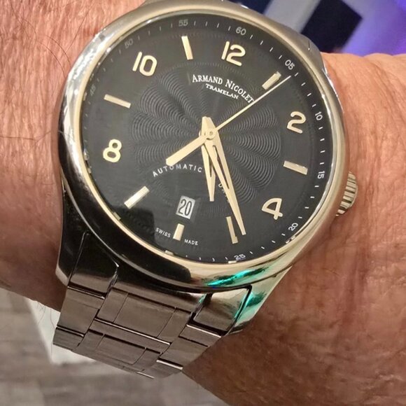 Armand Nicolet Other - Armand Nicolet M02-4 Automatic Black Dial Men's Watch A840AAA-NR-M9742